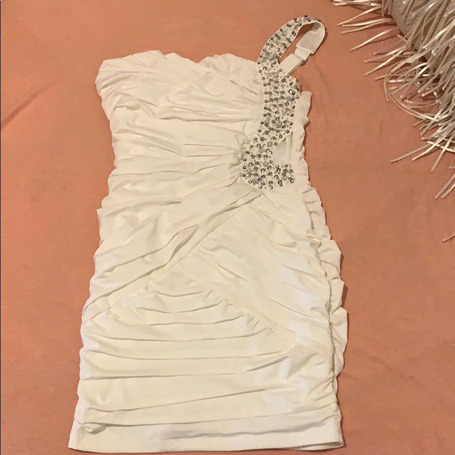 Mini White Dress